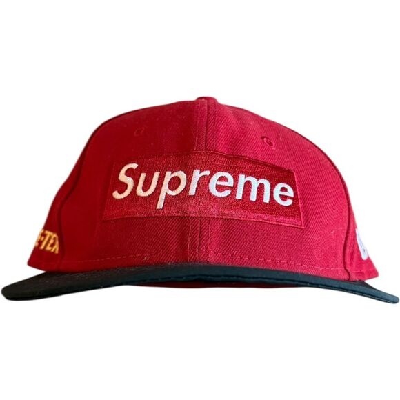 Supreme Other - Supreme Red and Black Gore-Tex Hat  7 ¼.